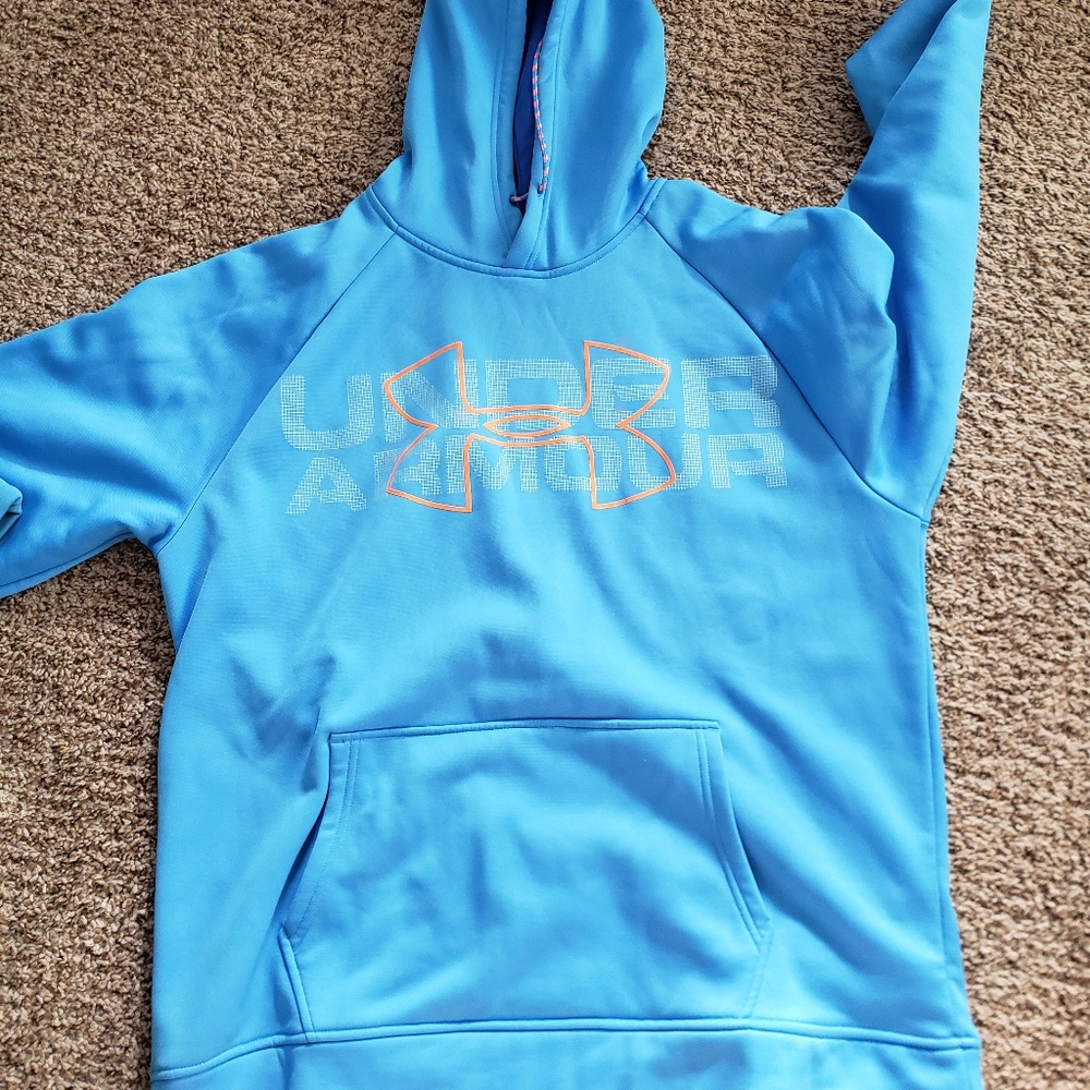 Under Armour blue hoodie